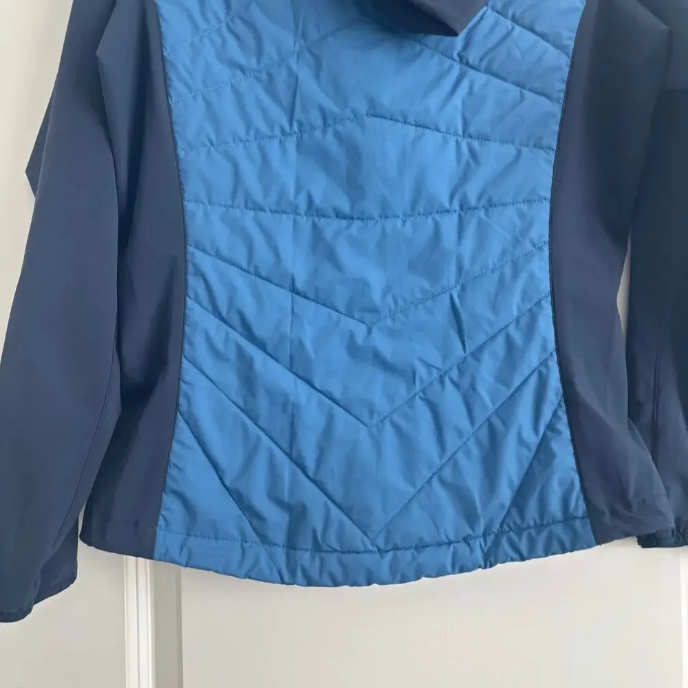 Outdoor Research Women’s Refuge Hybrid Hooded Jacket Blue Size XS Blue